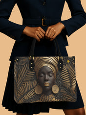 Gilded Roots Premium Leather Handbag QR0TD125