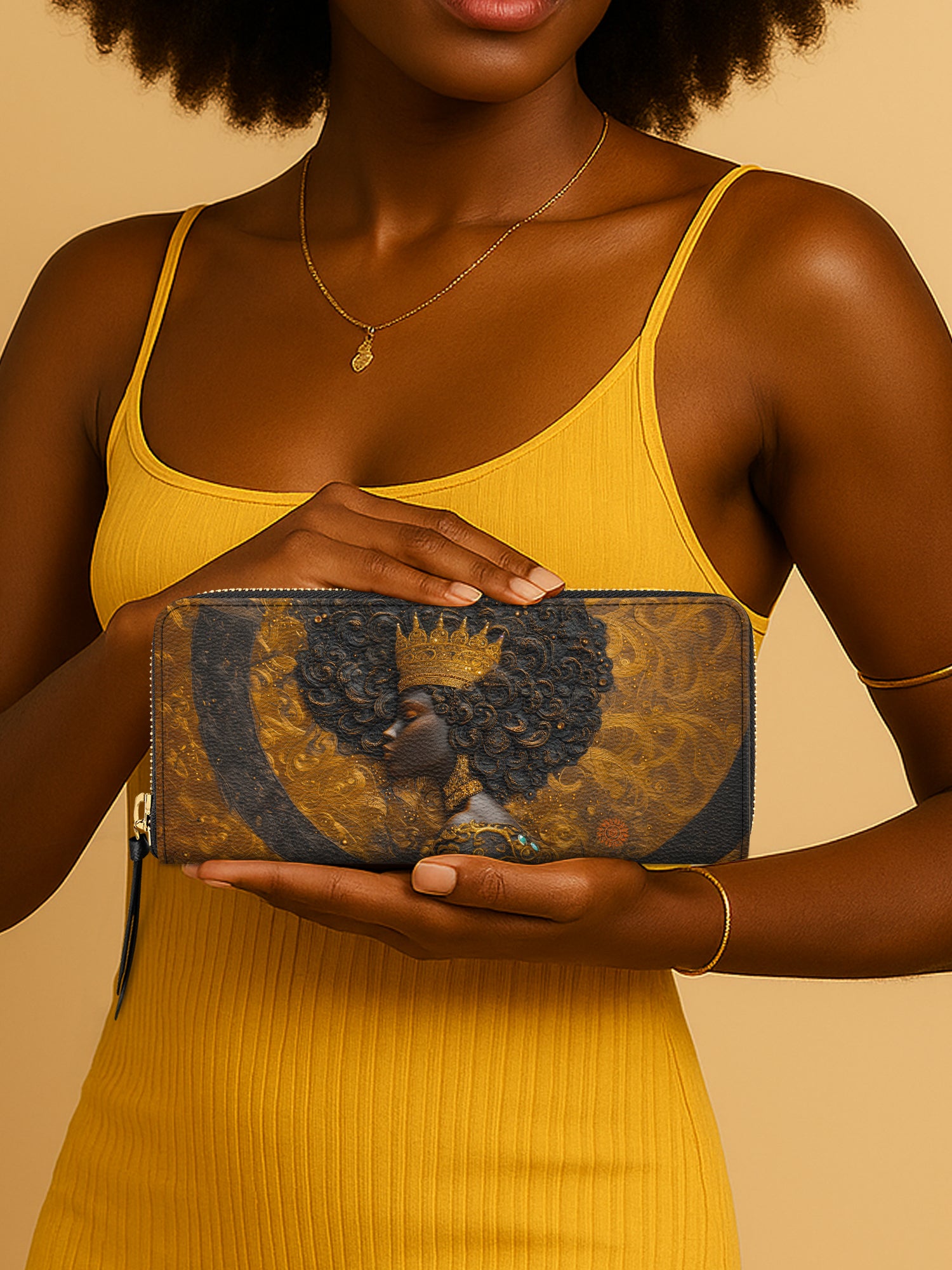 Melanin Spell Slimline Zippy Wallet QR0XD174