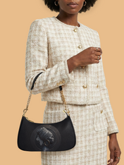 Pure Ebony Demi Crossbody Bag QR0TD287