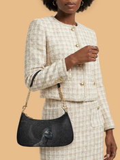 Crowned In Onyx Demi Crossbody Bag QR0XD119