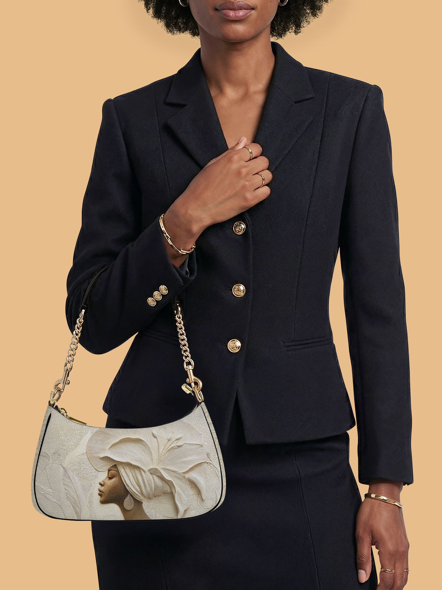 Ivory Blossom Demi Crossbody Bag QR0TV067