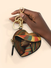 Veiled Pride Heart Coin Pouch Bag Charm QR0TV024