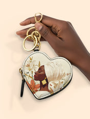 The Purity of Grace Heart Coin Pouch Bag Charm QR0HH160