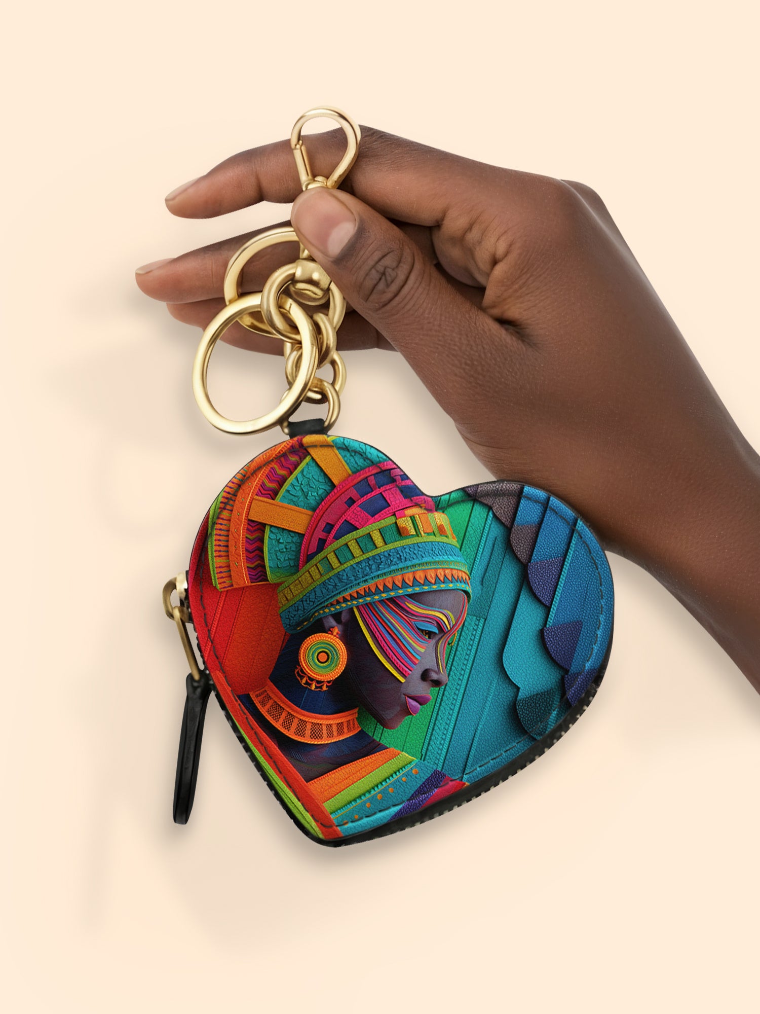 Wrapped Legacy Heart Coin Pouch Bag Charm QR0TD242