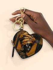 Arden Luxe Heart Coin Pouch Bag Charm QR0XD561