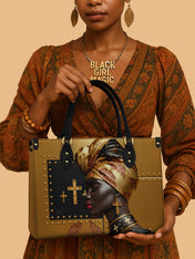 Faith Glow Premium Leather Handbag QR0TD557