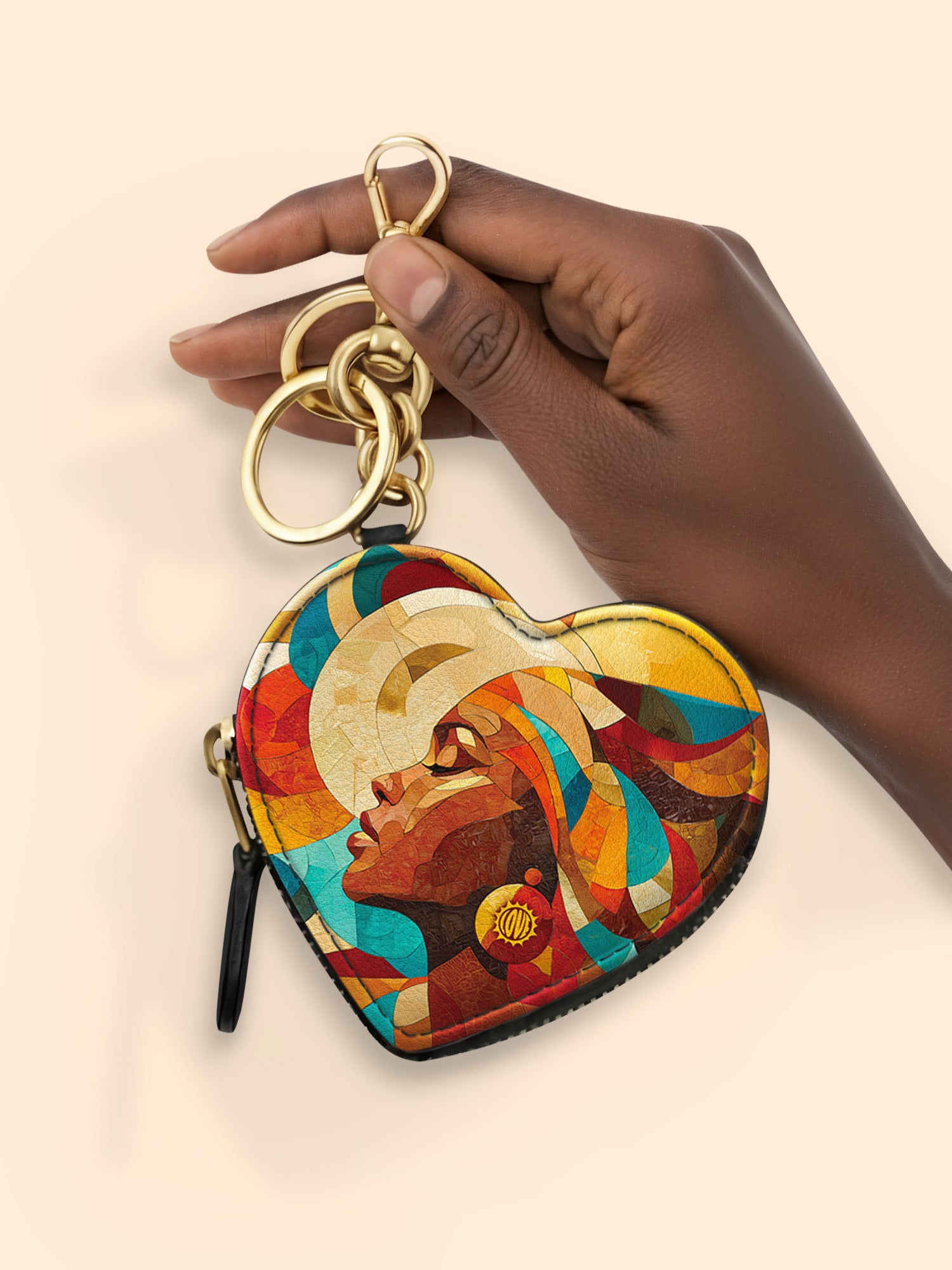 Sunwoven Heart Coin Pouch Bag Charm QR0TV044