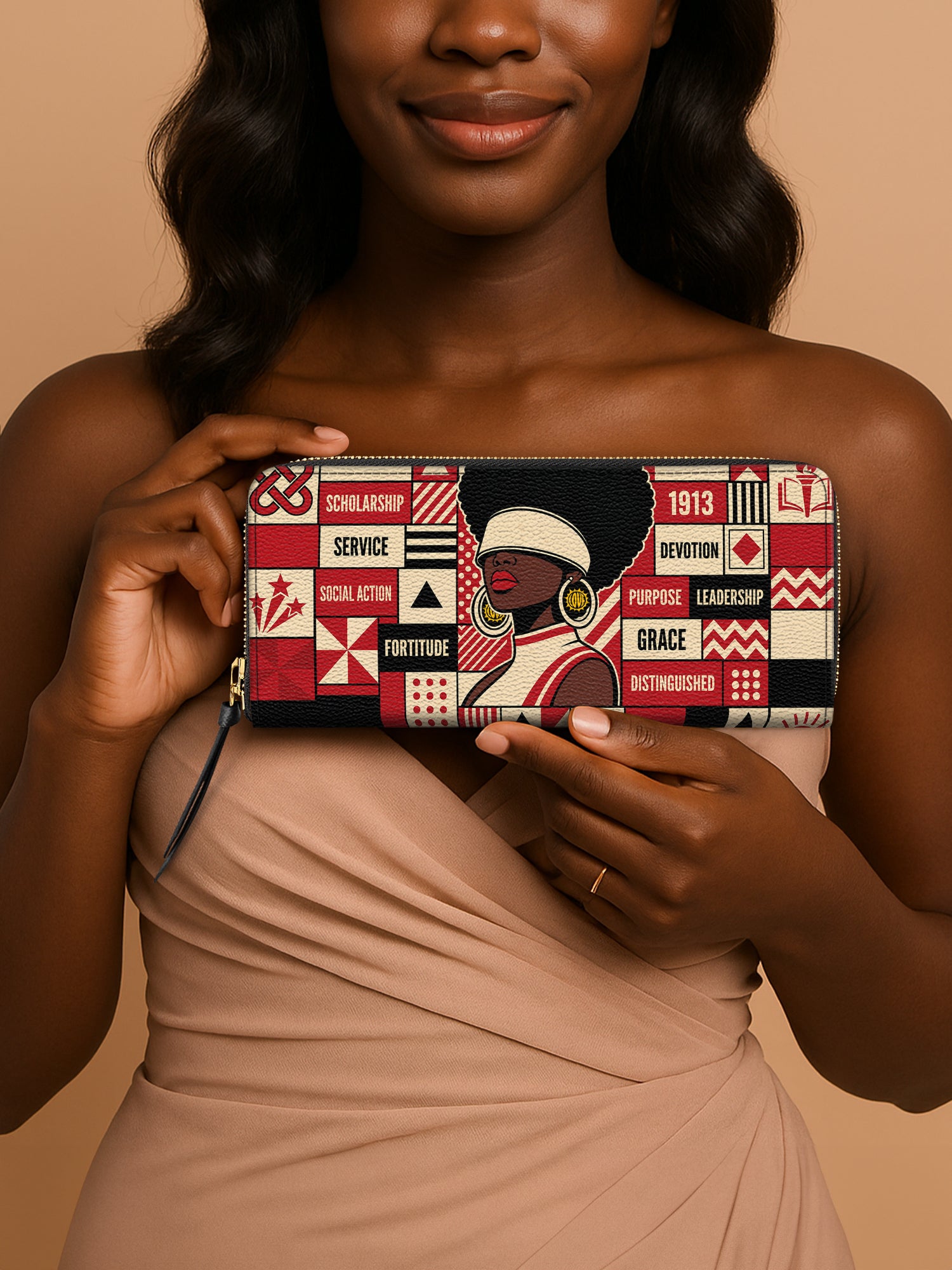 Echoes of Excellence Slimline Zippy Wallet QR0XD600