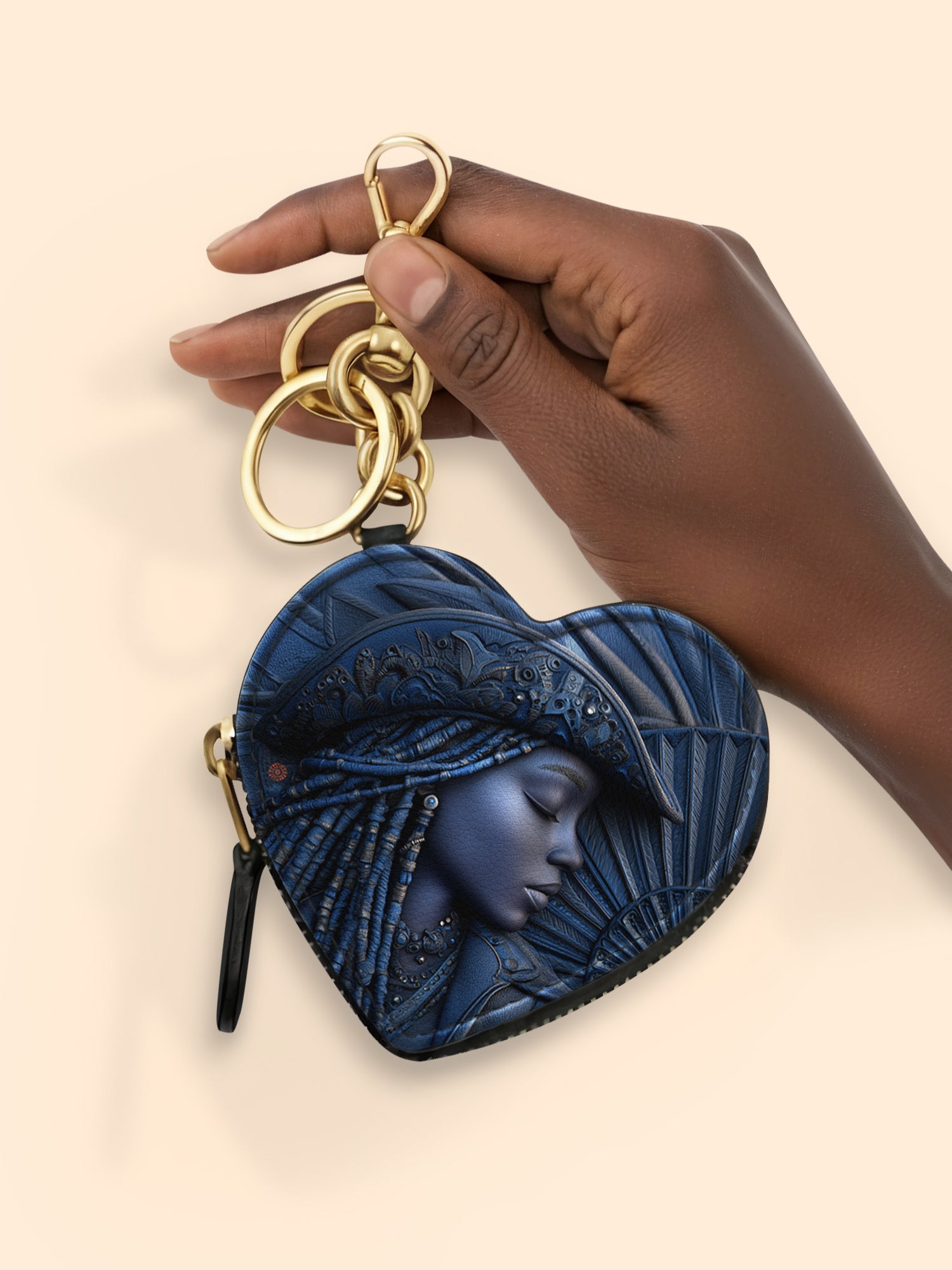 Cowgirl Noir  Heart Coin Pouch Bag Charm QR0TD467