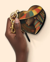 Veiled Pride Heart Coin Pouch Bag Charm QR0TV024