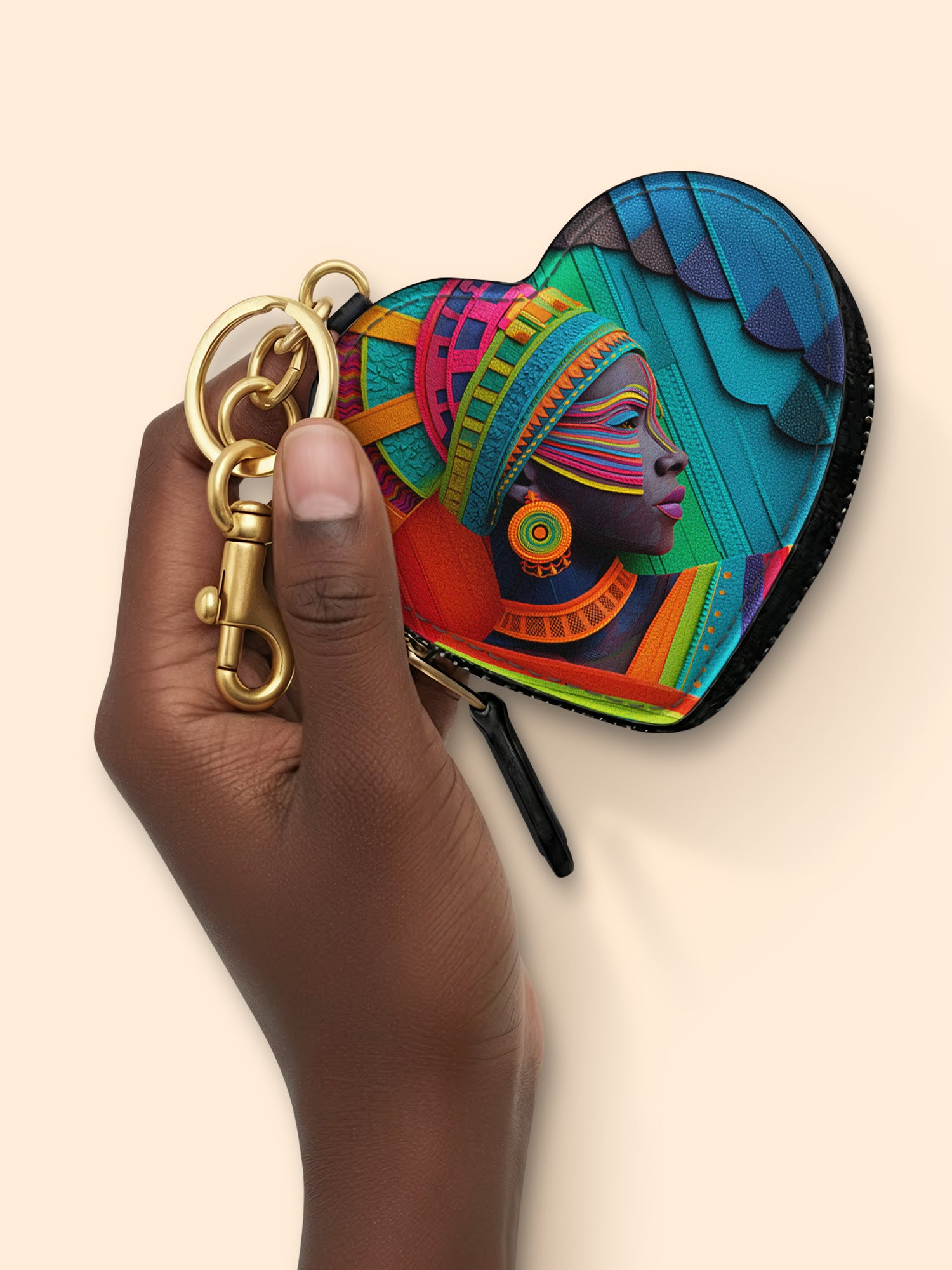 Wrapped Legacy Heart Coin Pouch Bag Charm QR0TD242