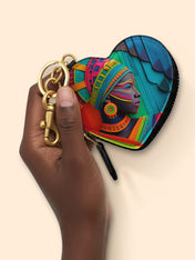 Wrapped Legacy Heart Coin Pouch Bag Charm QR0TD242