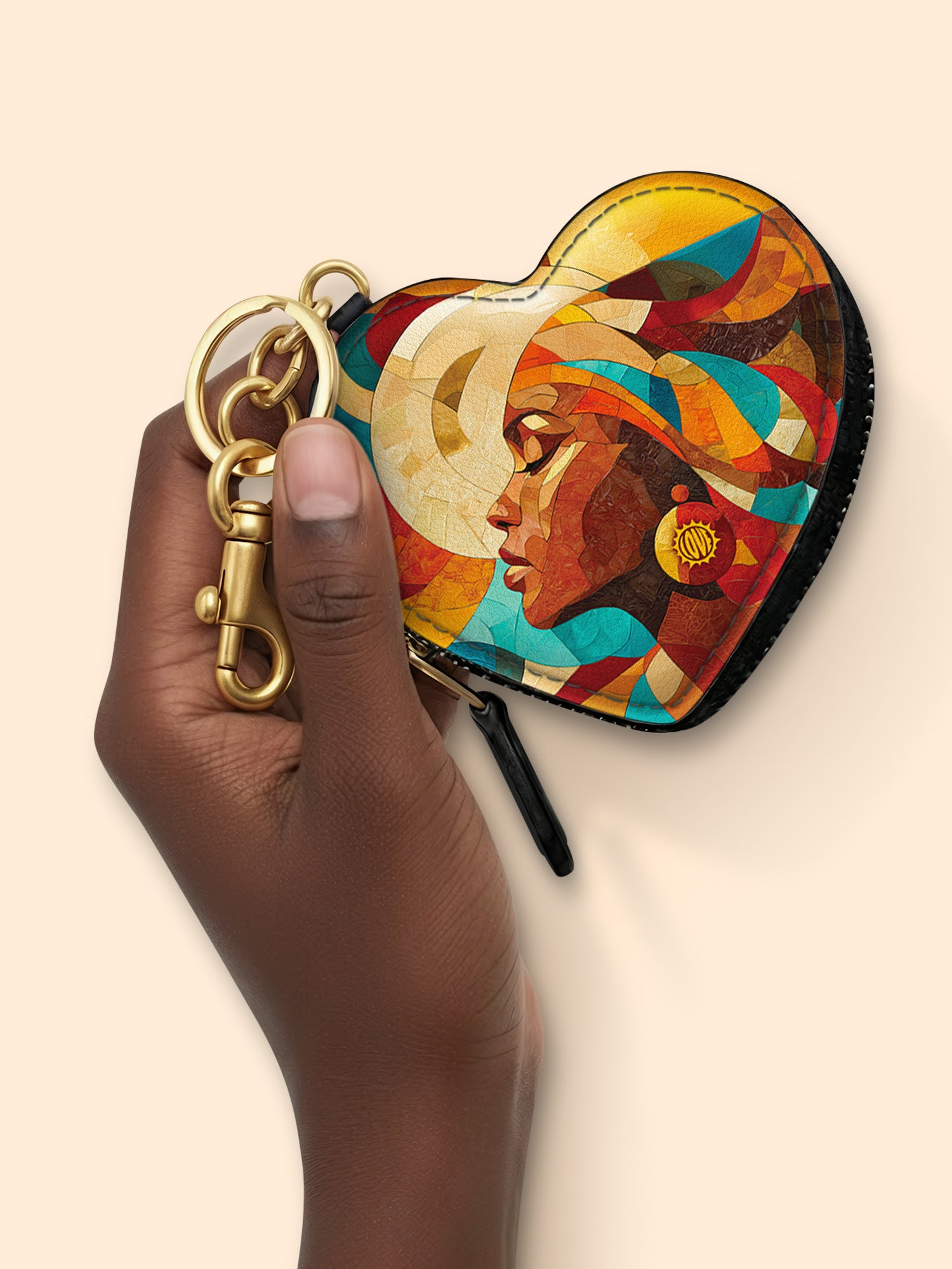 Sunwoven Heart Coin Pouch Bag Charm QR0TV044