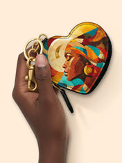 Sunwoven Heart Coin Pouch Bag Charm QR0TV044