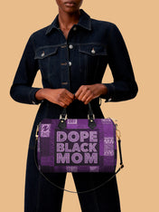 Dope Mom Leather Boston Bag QR0TD660