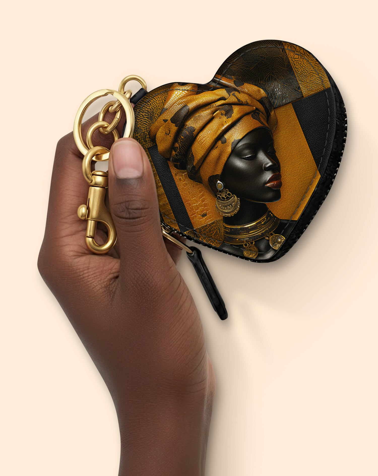 Arden Luxe Heart Coin Pouch Bag Charm QR0XD561