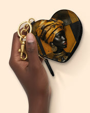 Arden Luxe Heart Coin Pouch Bag Charm QR0XD561