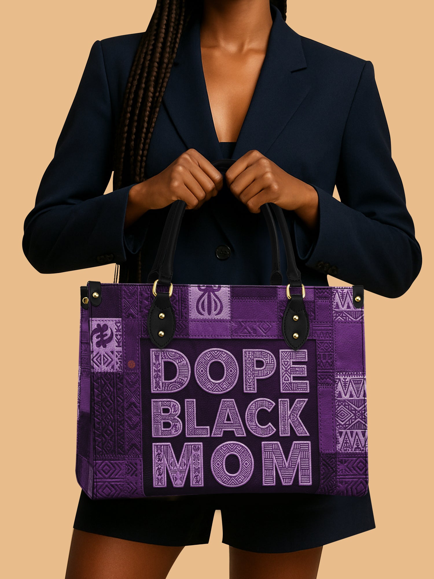 Dope Mom Premium Leather Handbag QR0TD660