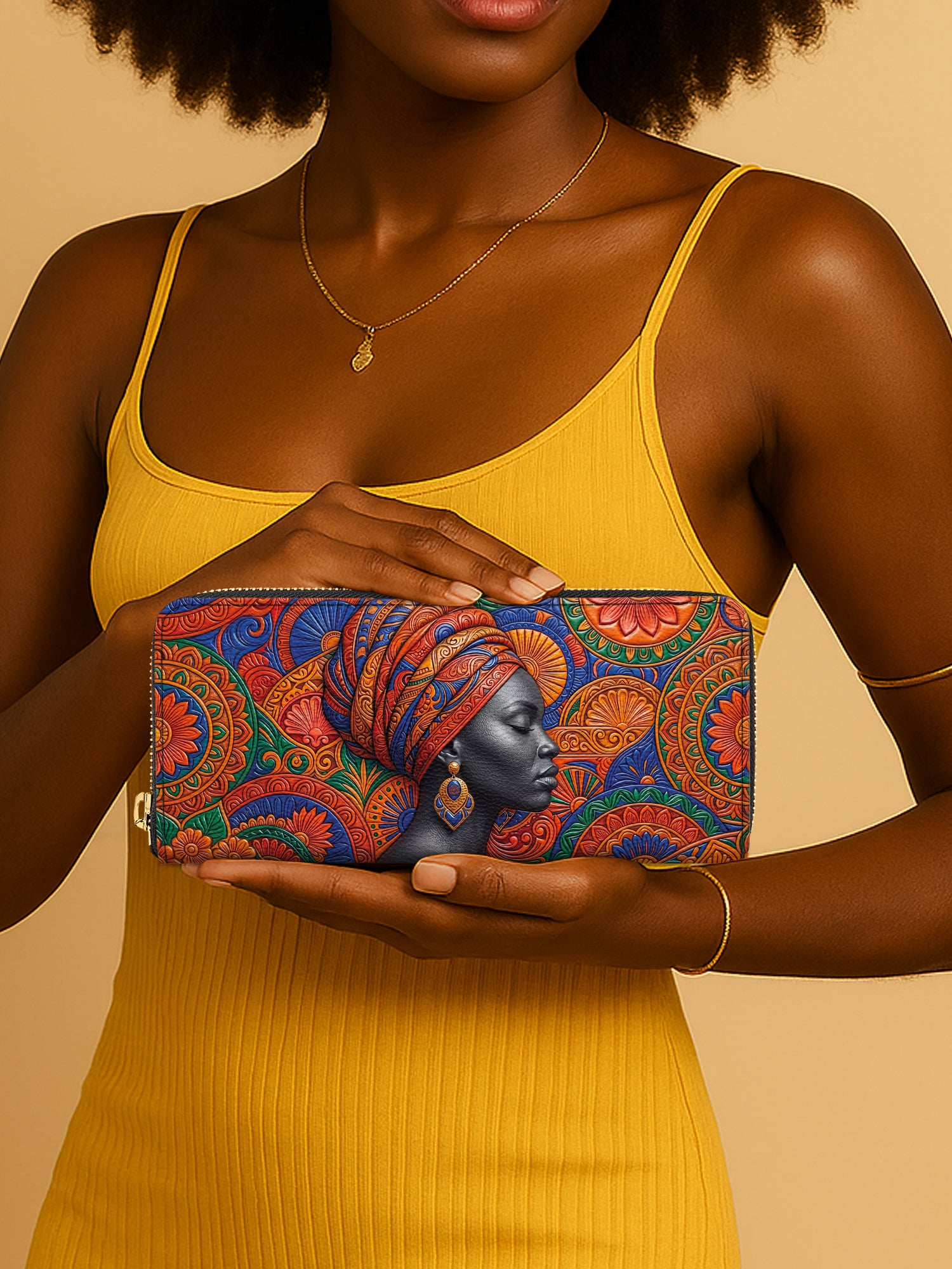 Ancestral Veil Slimline Zippy Wallet QR0TD701