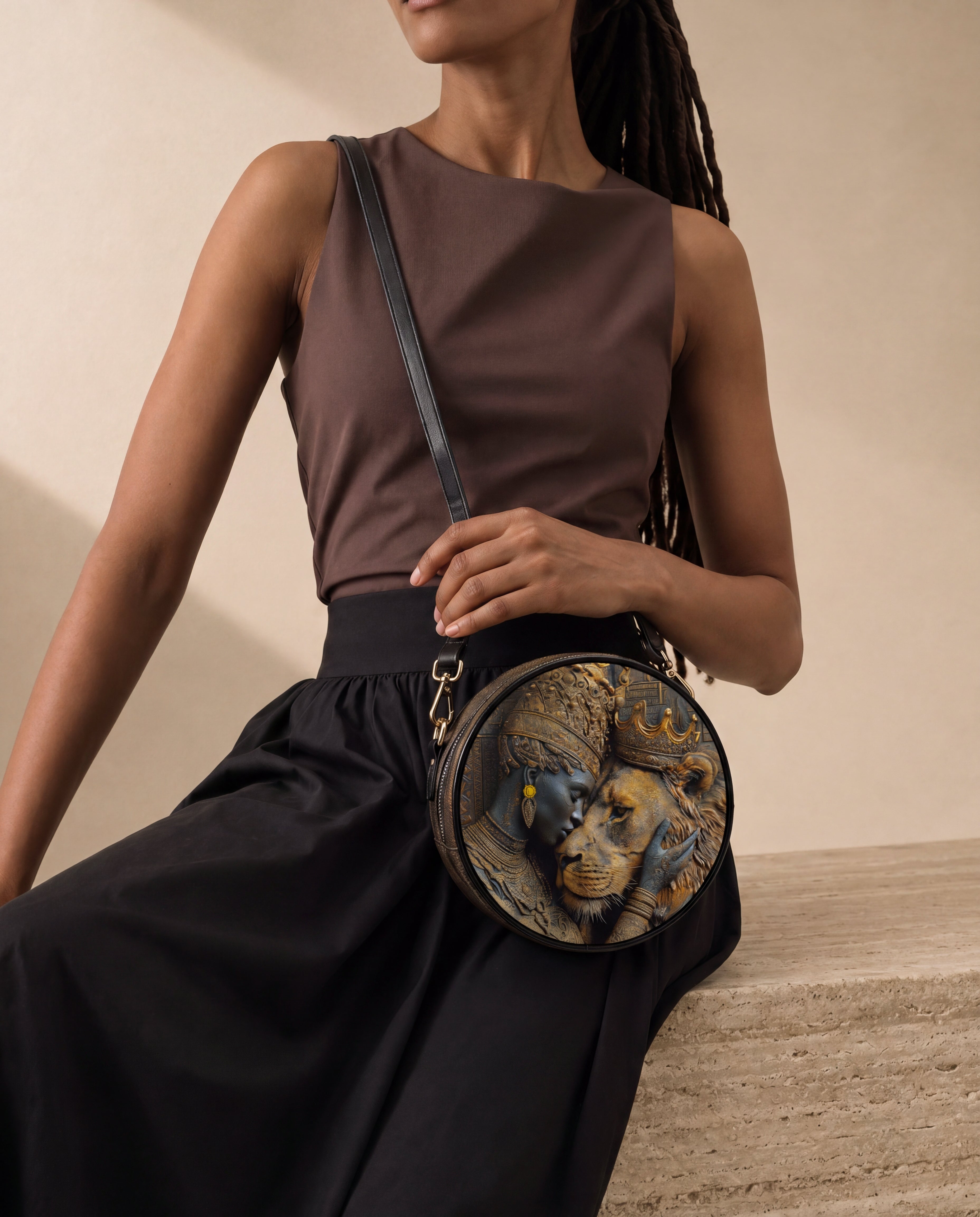 Desert Empress Circle Crossbody Bag QR0HH183