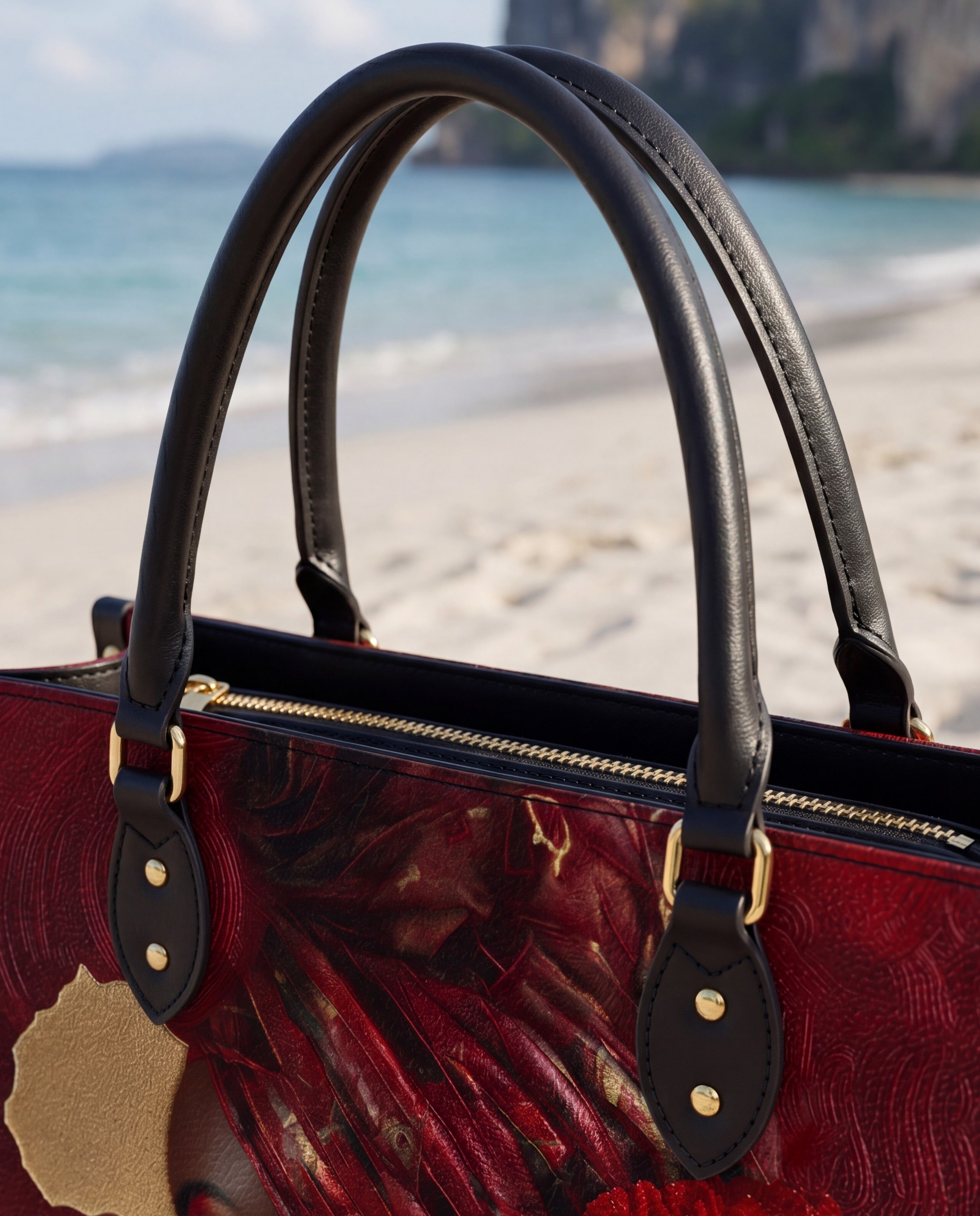 African Blaze Premium Leather Handbag