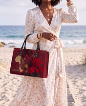 African Blaze Premium Leather Handbag