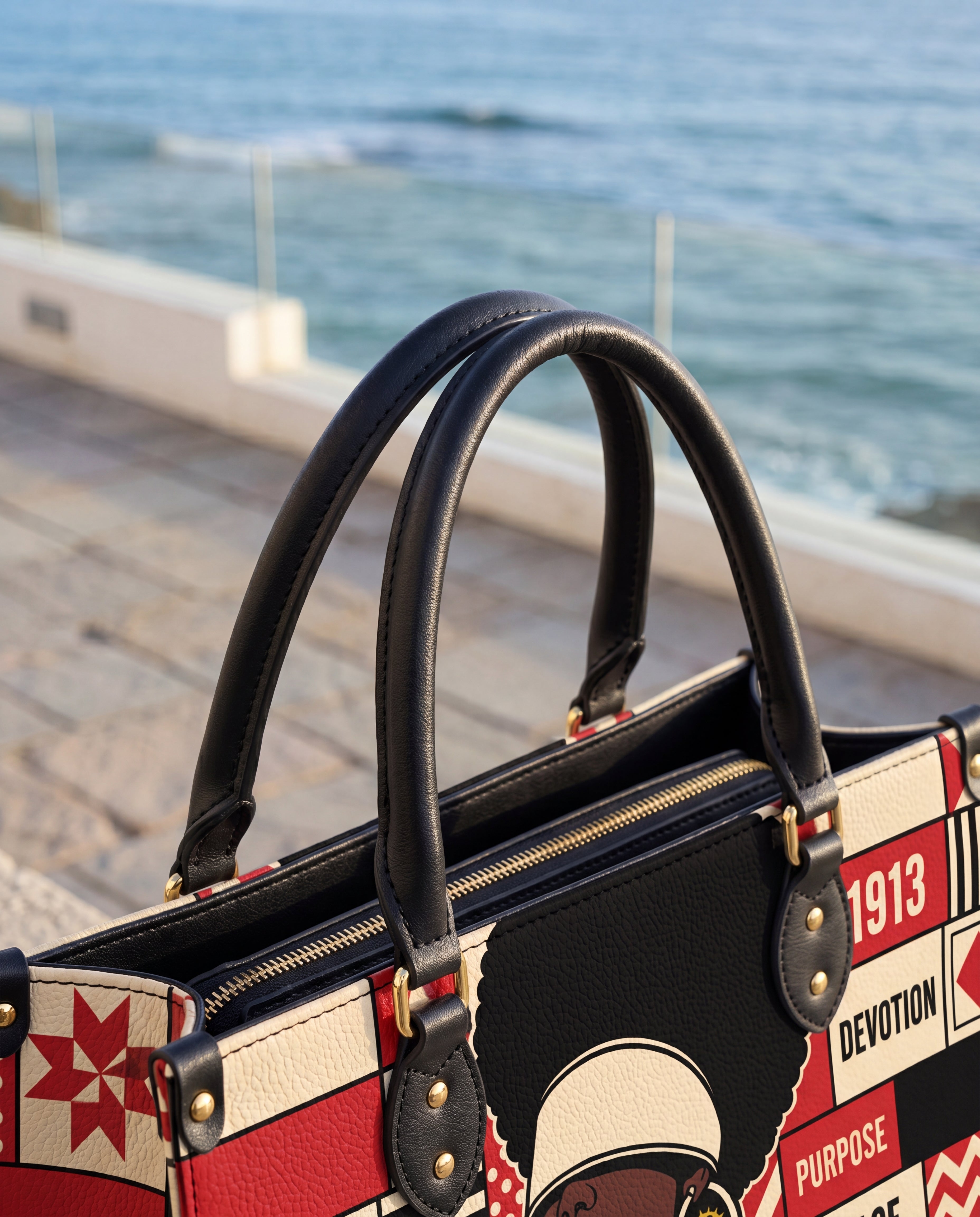Echoes of Excellence Premium Leather Handbag QR0XD600