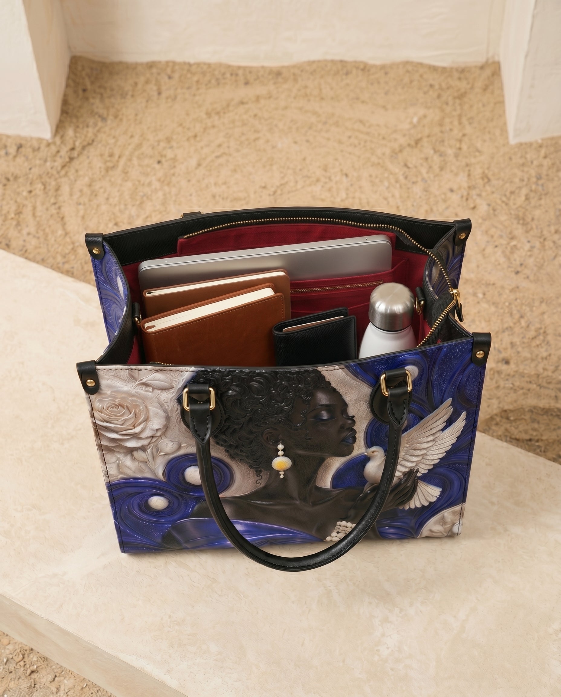 Royal Serene Premium Leather Handbag QR0HH213
