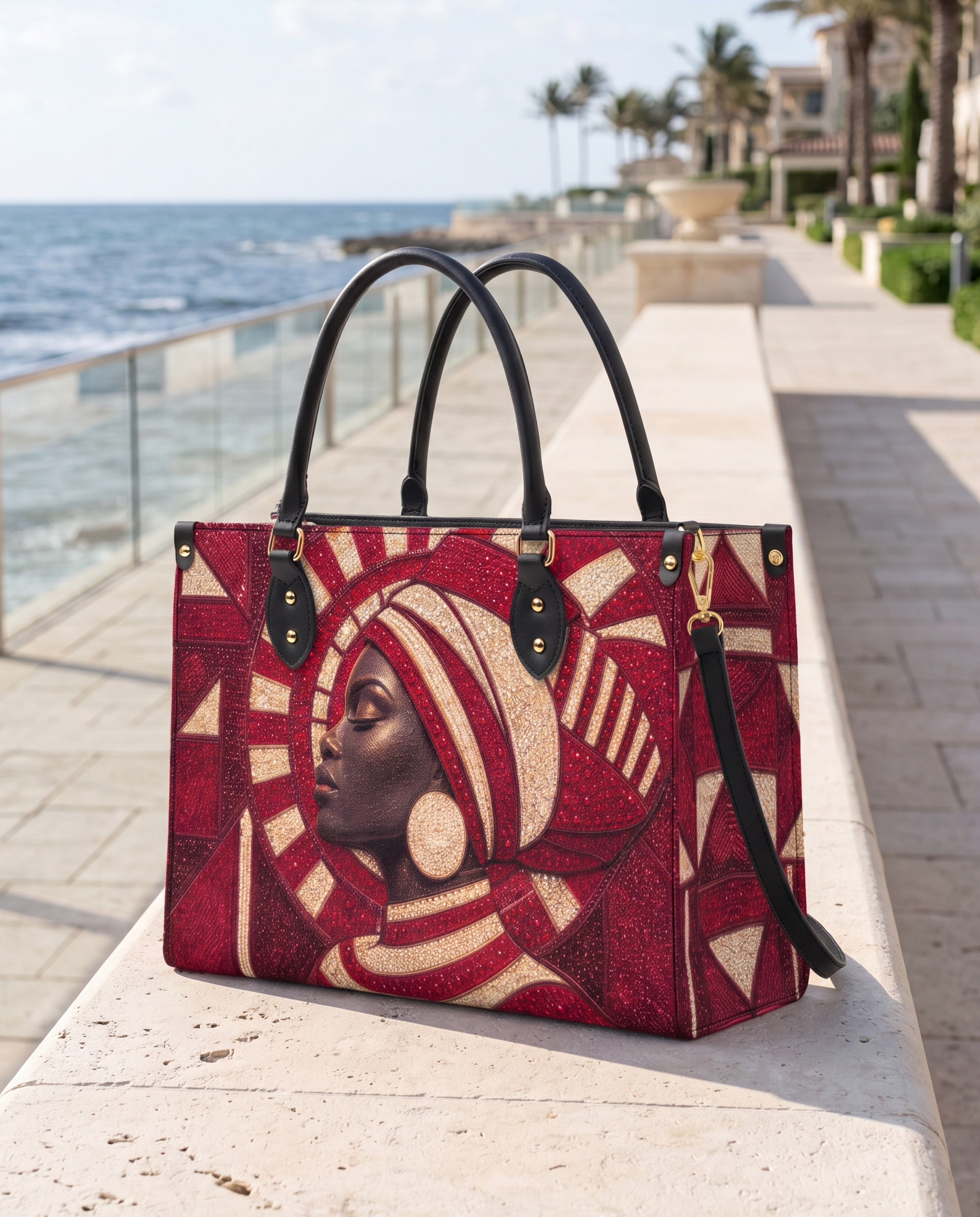 Torch Bearer Premium Leather Handbag QR0XD400