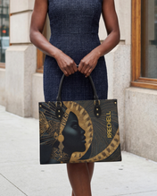 Ebon Halo Premium Leather Handbag
