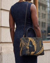 Ebon Halo Premium Leather Handbag