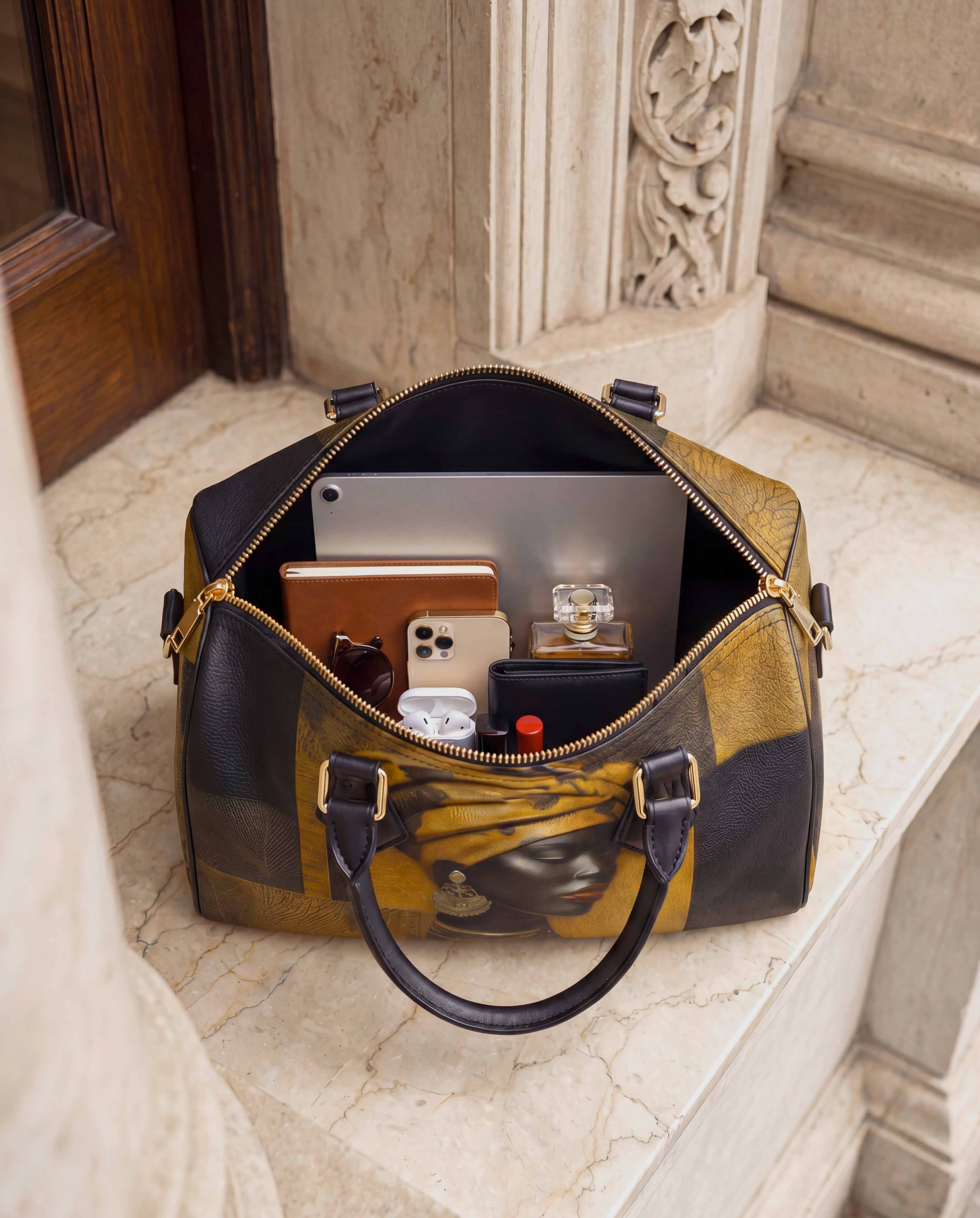 Arden Luxe Leather Boston Bag QR0XD561