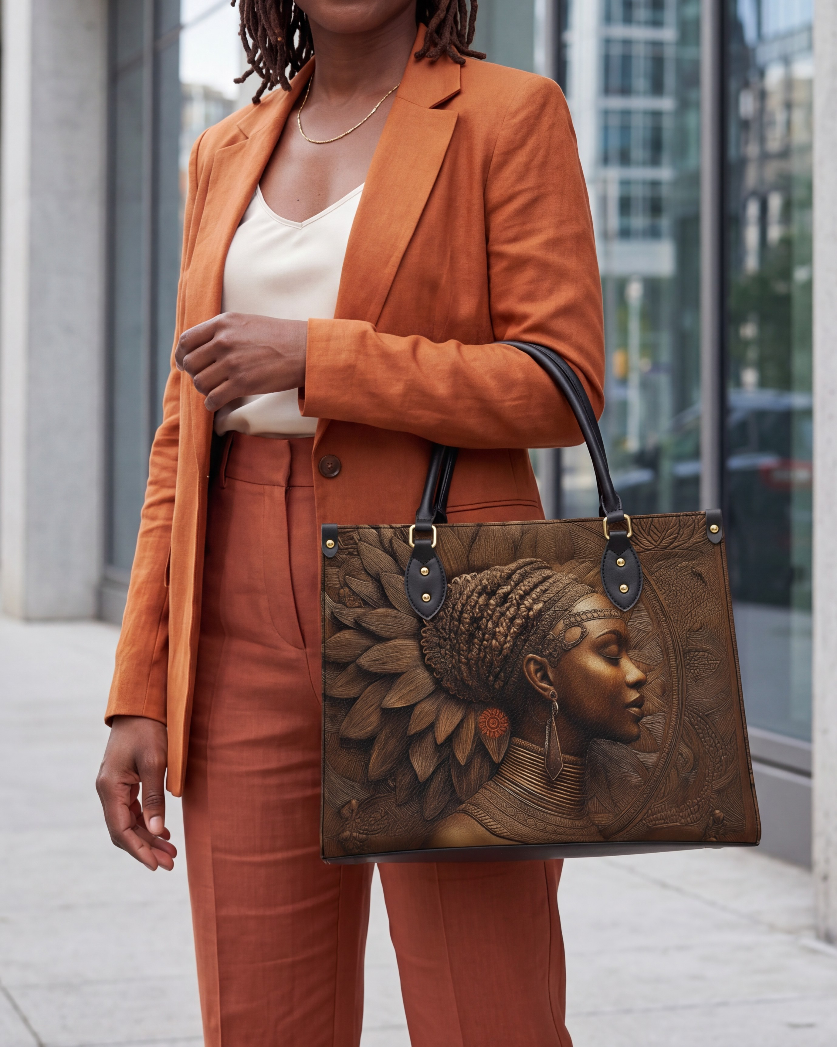 Aasha Africa Premium Leather Handbag QR0XD607