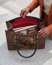 Aasha Africa Premium Leather Handbag QR0XD607