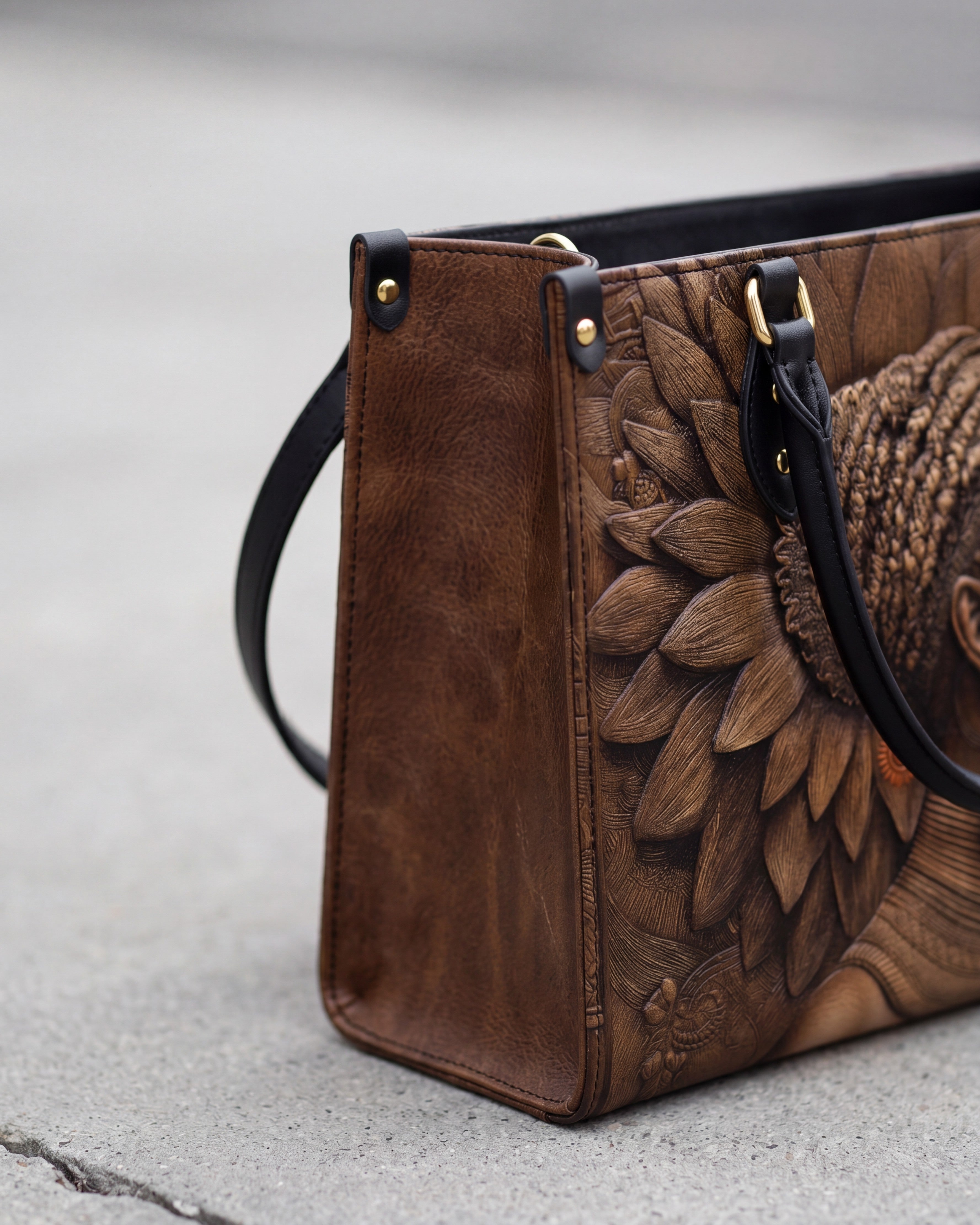 Aasha Africa Premium Leather Handbag QR0XD607