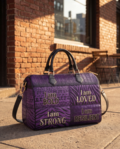 Resilient Spirit Leather Boston Bag QR0XD1049