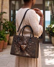 Ancestor Call Premium Leather Handbag QR0XD241