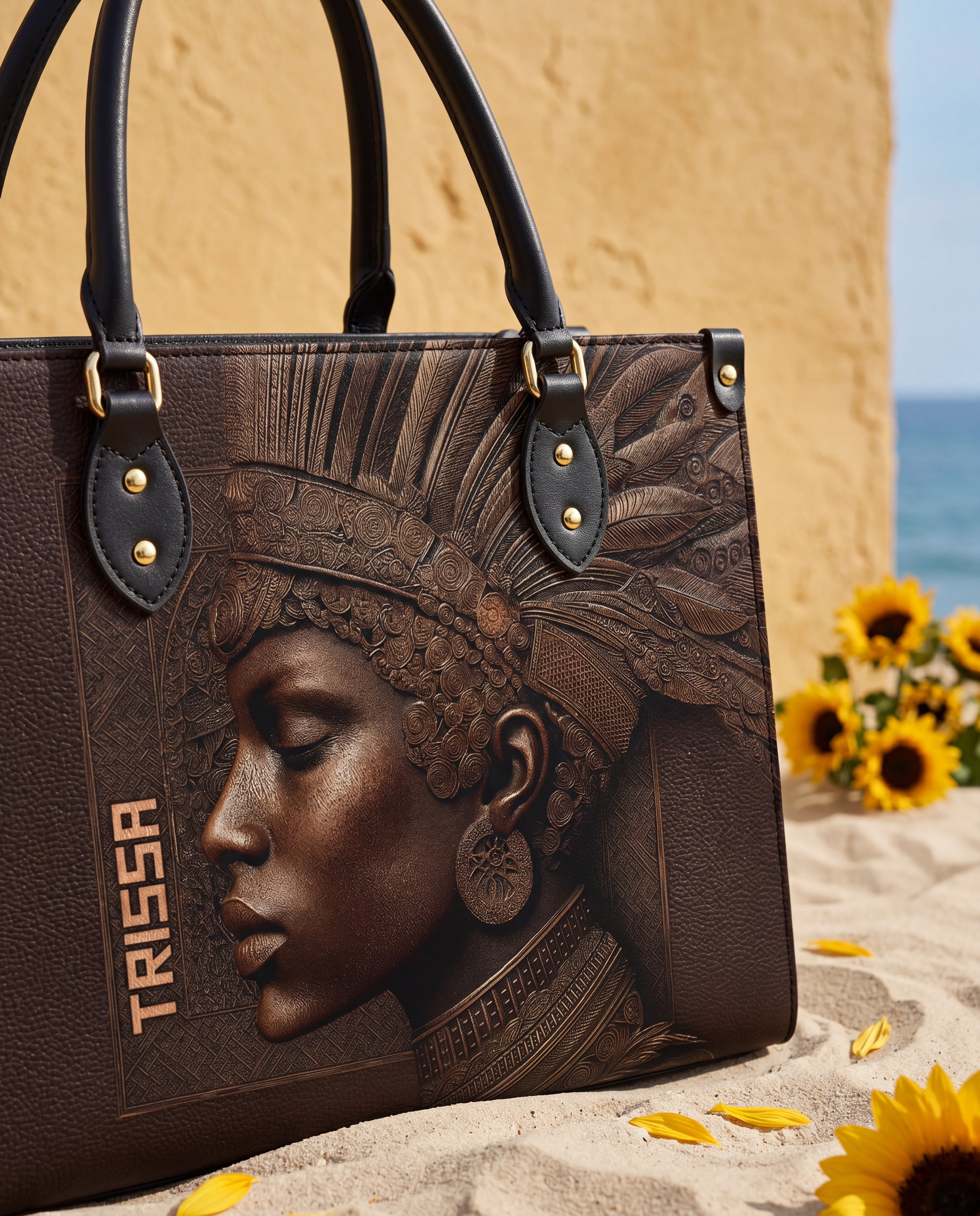 Back To Africa Premium Leather Handbag