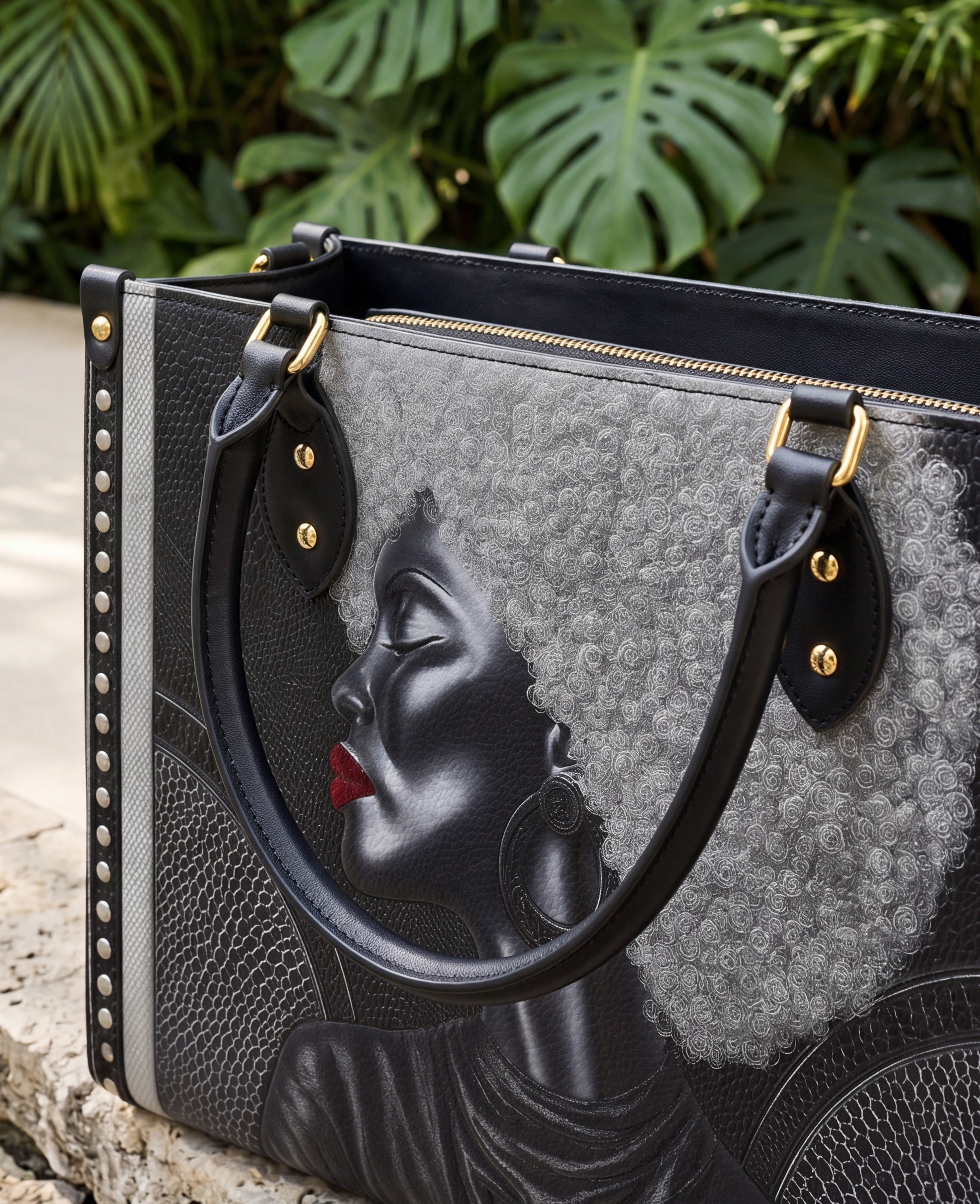Silver Crown Matriarch Premium Leather Handbag QR0XD1034