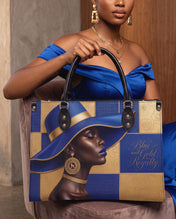 Sapphire Grace Premium Leather Handbag QR0HH217