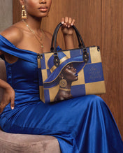 Sapphire Grace Premium Leather Handbag QR0HH217