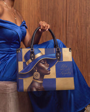 Sapphire Grace Premium Leather Handbag QR0HH217