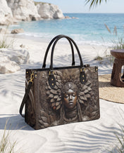 Bronze Birthright Premium Leather Handbag QR0XD610