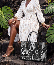 Black Beauty Premium Leather Handbag QR0XD1026