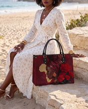 African Blaze Premium Leather Handbag QR0XD537