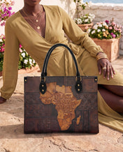 Black Mom Magic Premium Leather Handbag QR0XD1047