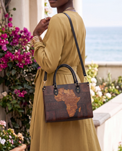 Black Mom Magic Premium Leather Handbag QR0XD1047