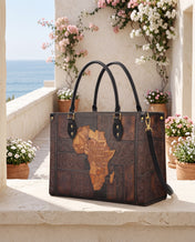 Black Mom Magic Premium Leather Handbag QR0XD1047
