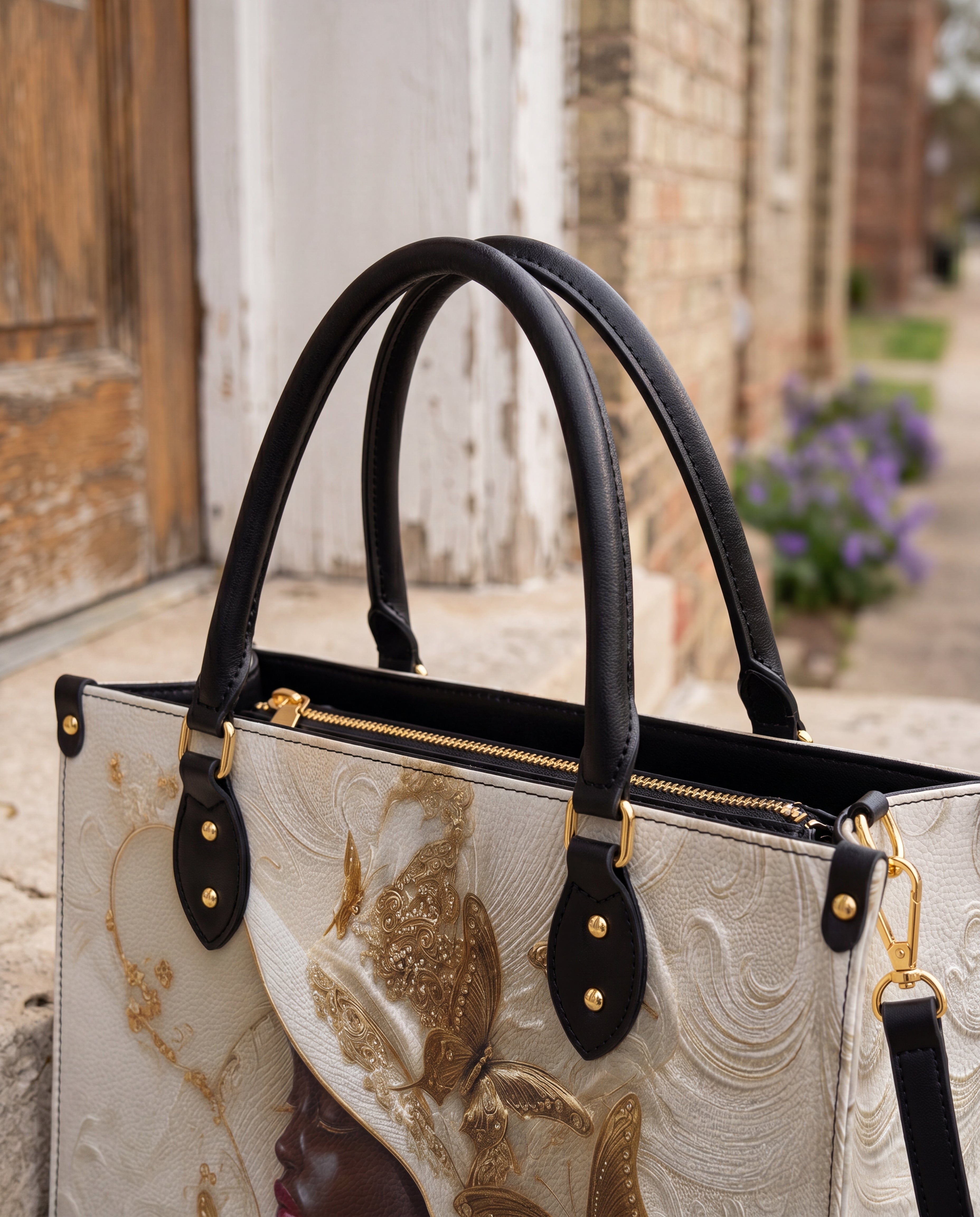Glorious Grace Premium Leather Handbag QR0XD644