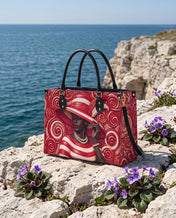 Anointed in Crimson Premium Leather Handbag QR0XD100